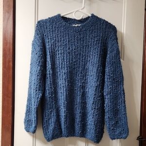 Zenana Cozy Blue Sweater - S